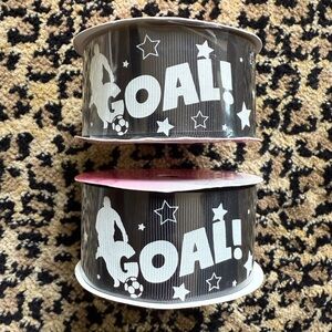 Soccer goal ribbon - 2 spools (NWT)